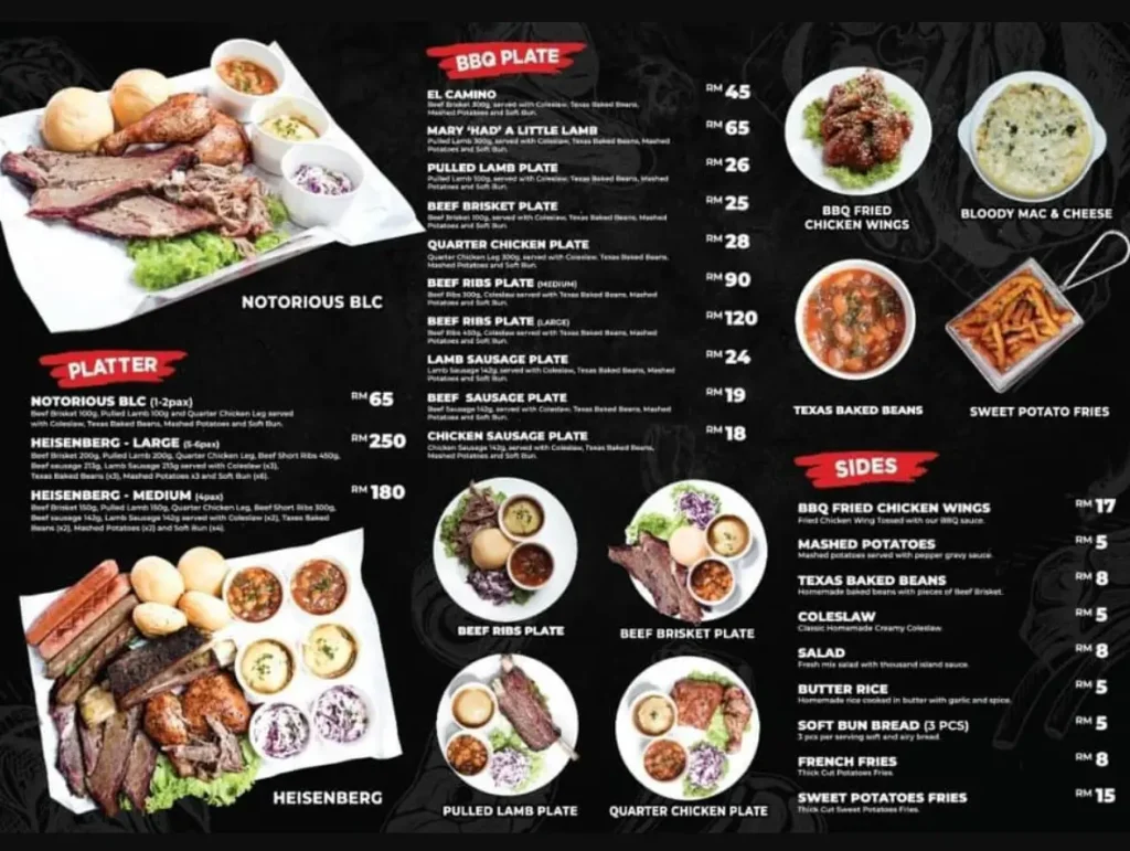 Meat Cartel Menu Malaysia