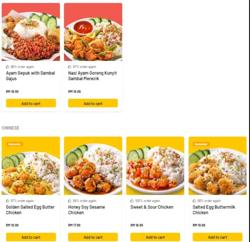 Pop Meals Menu Malaysia