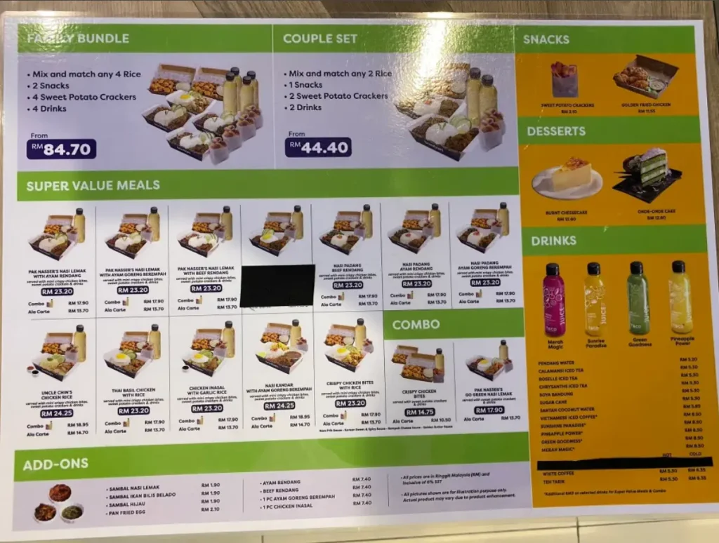 Santan Menu Malaysia