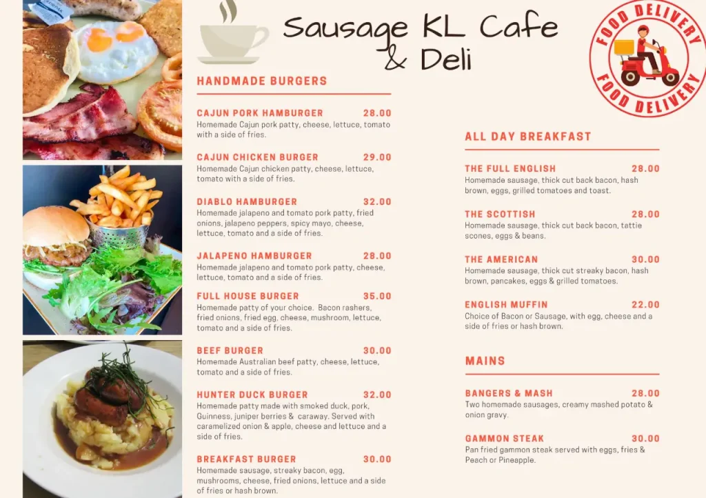 Sausage KL Menu Malaysia