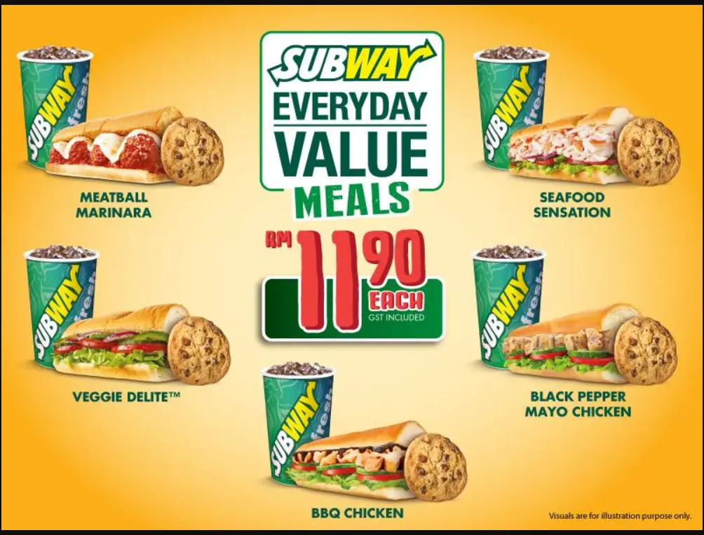 Subway Menu Malaysia