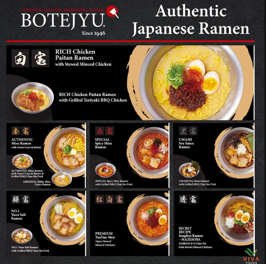 Botejyu Menu Philippines