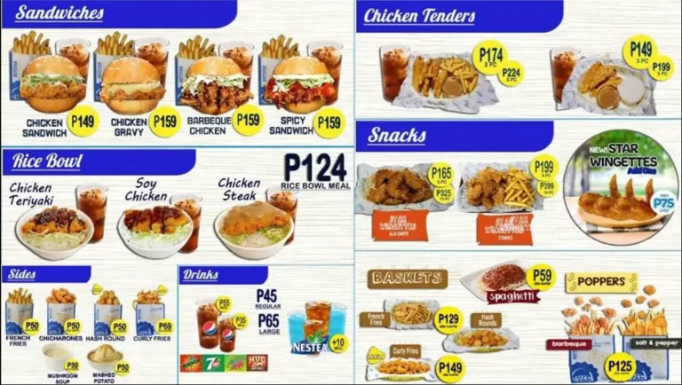 Hot Star Menu