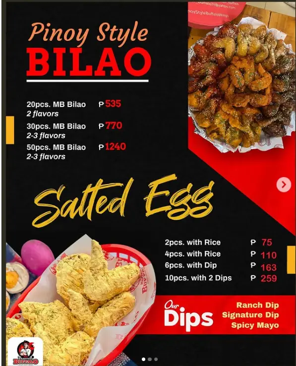 Master Buffalo Menu Philippines