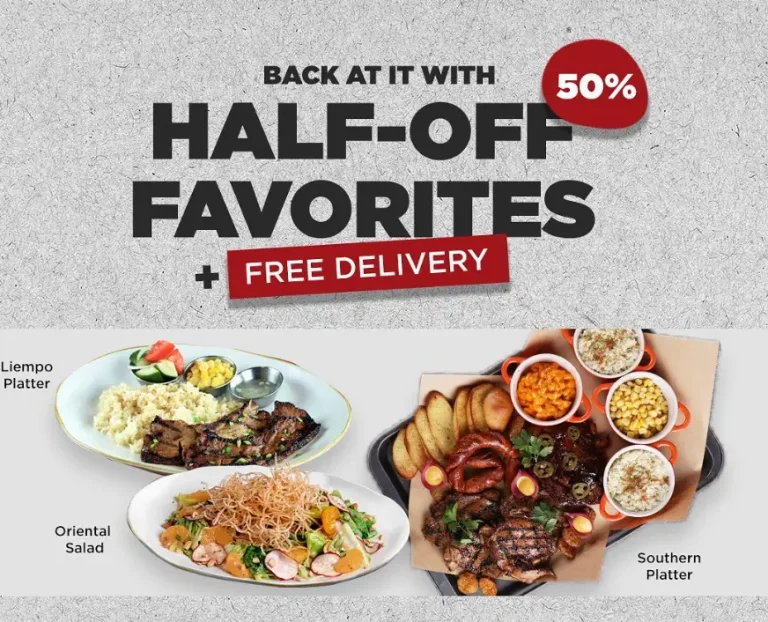 TGI Fridays Menu